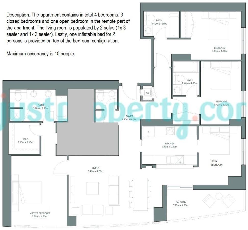 Elite Royal Apartment - Full Burj Khalifa & Fountain View - Palace Dubaj Zewnętrze zdjęcie